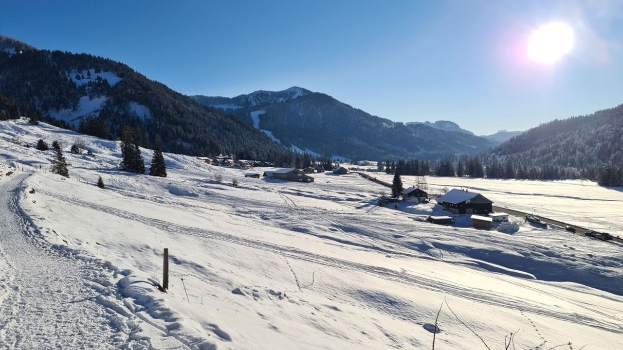 Balderschwanger Tal im Winter Balderschwanger Tal im Winter
